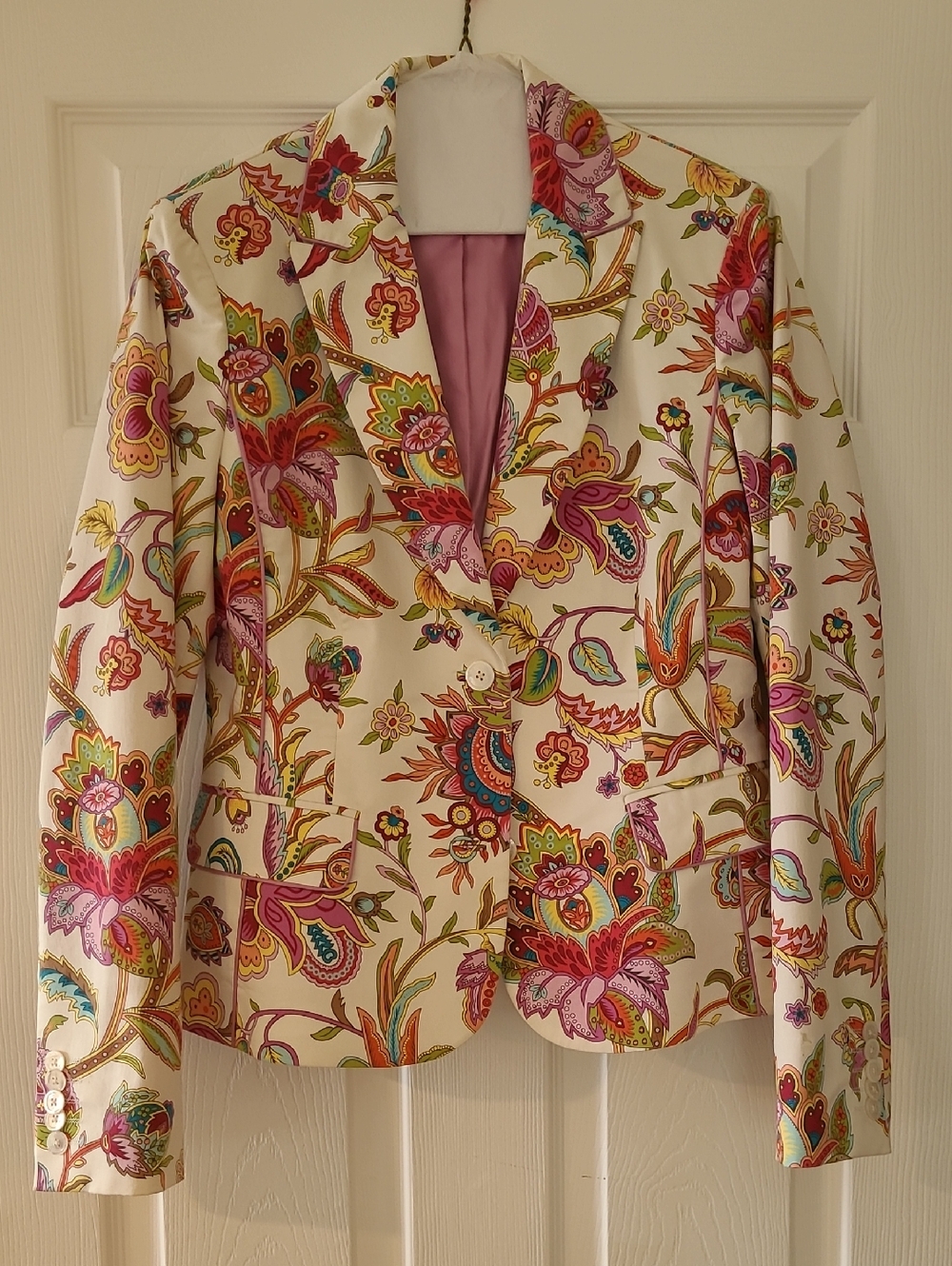 Vintage Inspired/Retro Floral Paisley Blazer